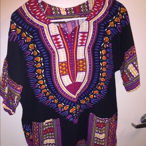 Multicolor dashiki